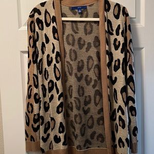 Leopard print cardigan